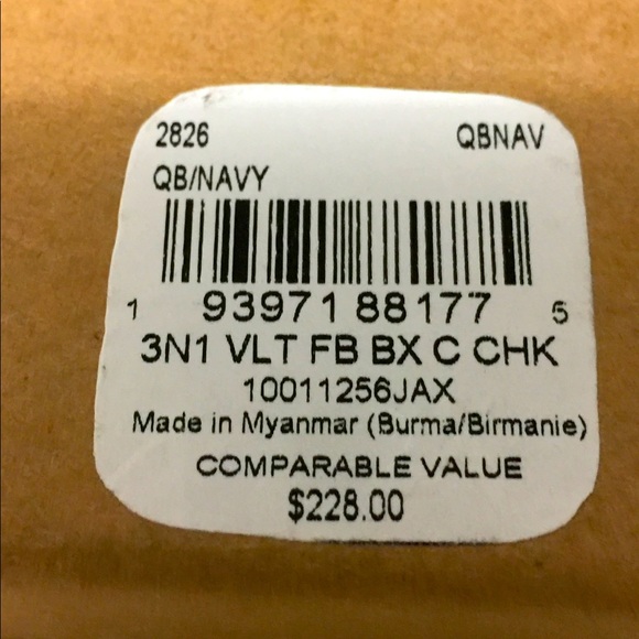 NWT Coach boxed 3 in 1 Navy Wallet gift Set - Picture 7 of 9